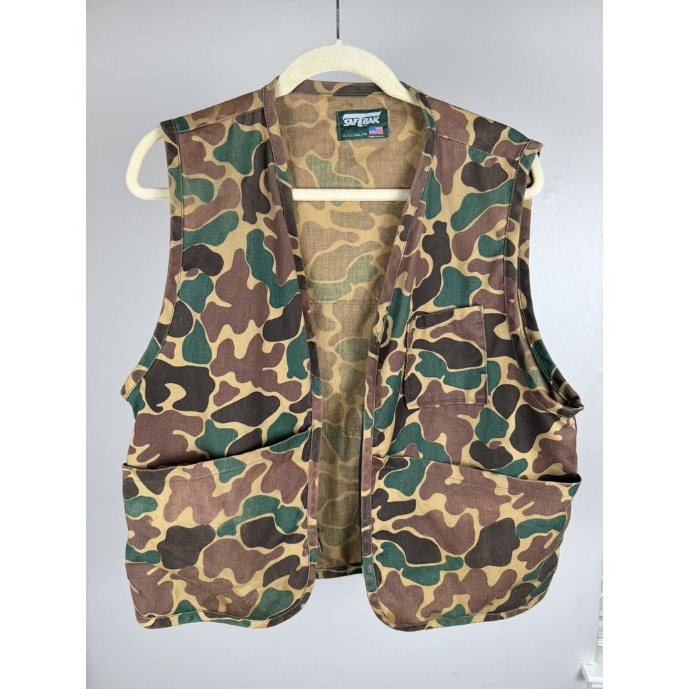 Vintage Camouflage Hunting Vest SAFTBAK